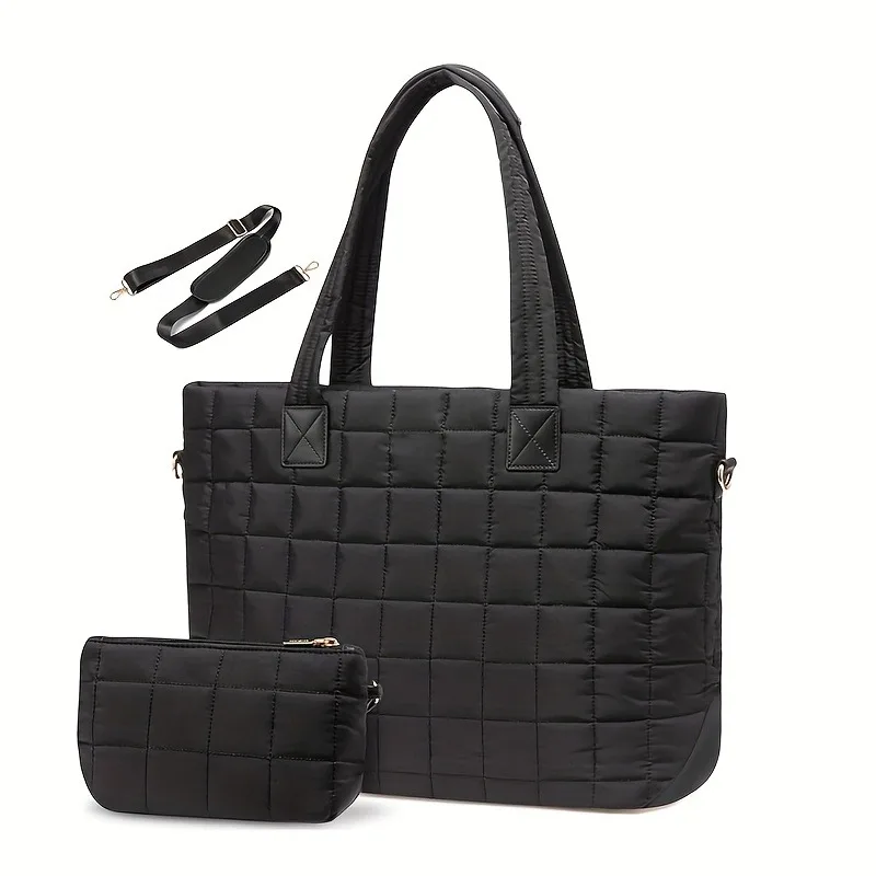 Doctor Bag Leather - New Women's Down Tote Bag, Fashionable