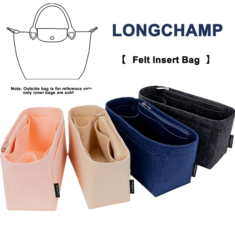 Women'S Bags Longchamp - EverToner Women Felt Insert Bag Makeup