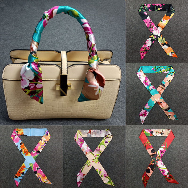 Women Bags Branded - 47 Colors Brand Bandana Small Silk