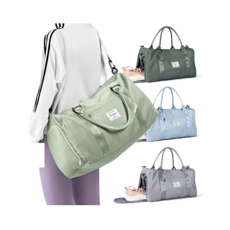Women Bags Leather - Weekender Duffel Bags for Women Men,