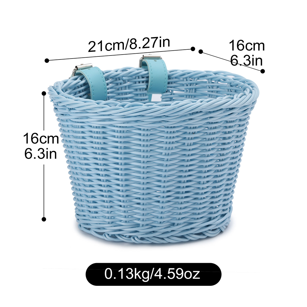 Basket Bag Wicker - Handwoven Bicycle Front Basket Rattan Bicycle