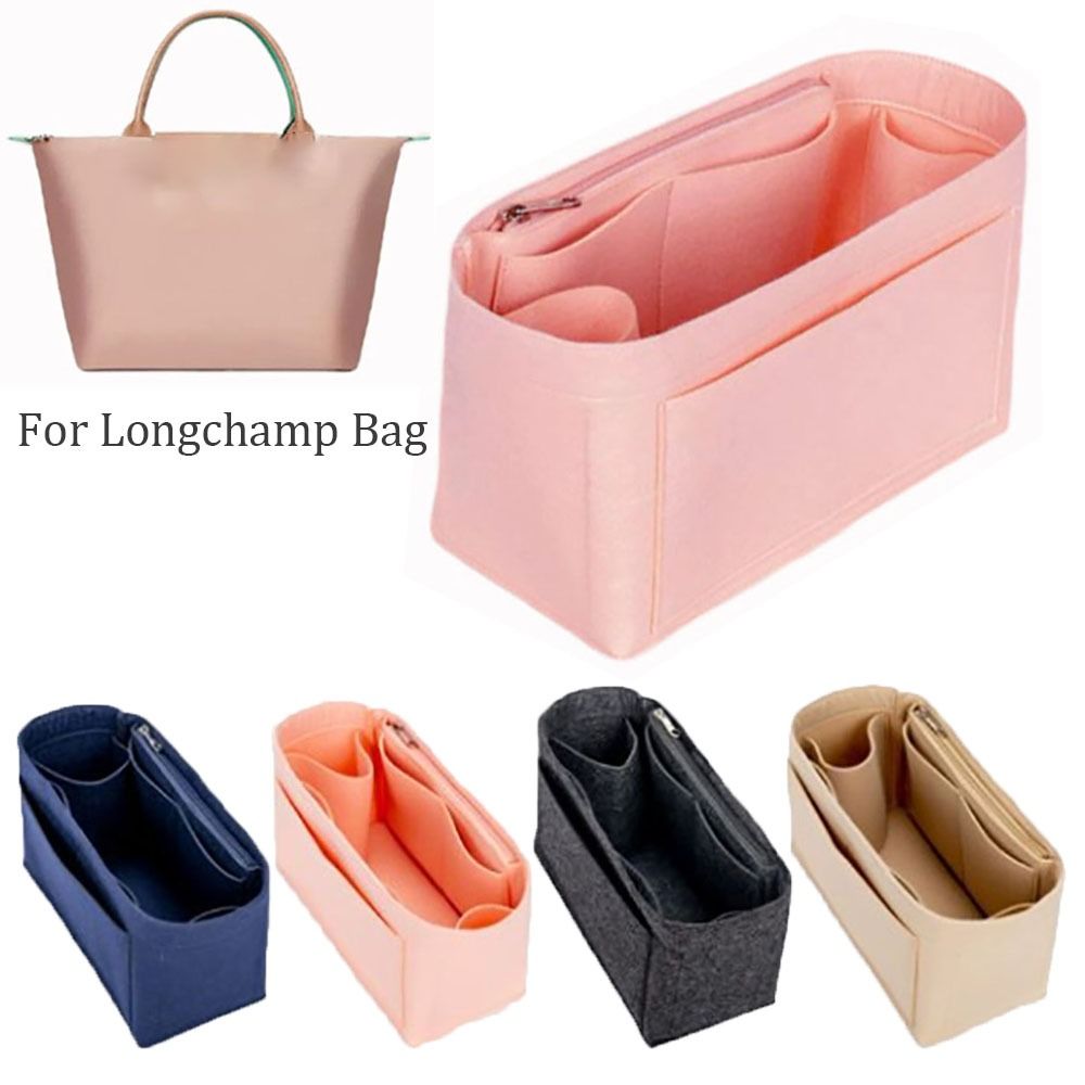 Women'S Bags Longchamp - Durable Felt Handbag Insert Bag Bag
