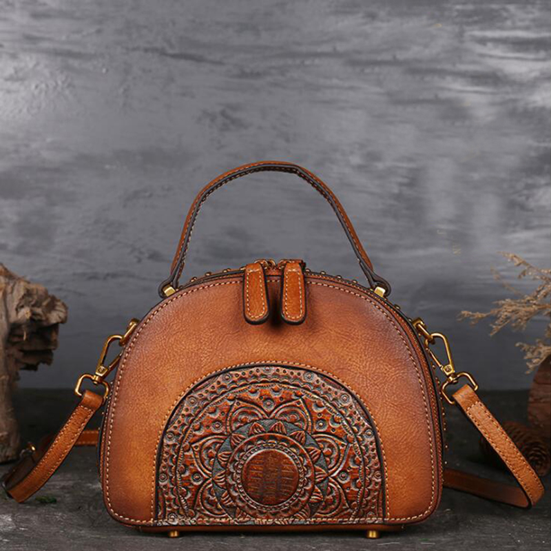 Doctor Bag Leather - Genuine Leather Messenger Shoulder Bag Woman