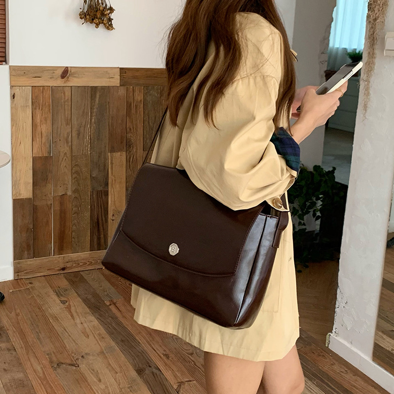 Women'S Tote Bags Designer - CGCBAG Vintage Lage Capacity Messenger Bag