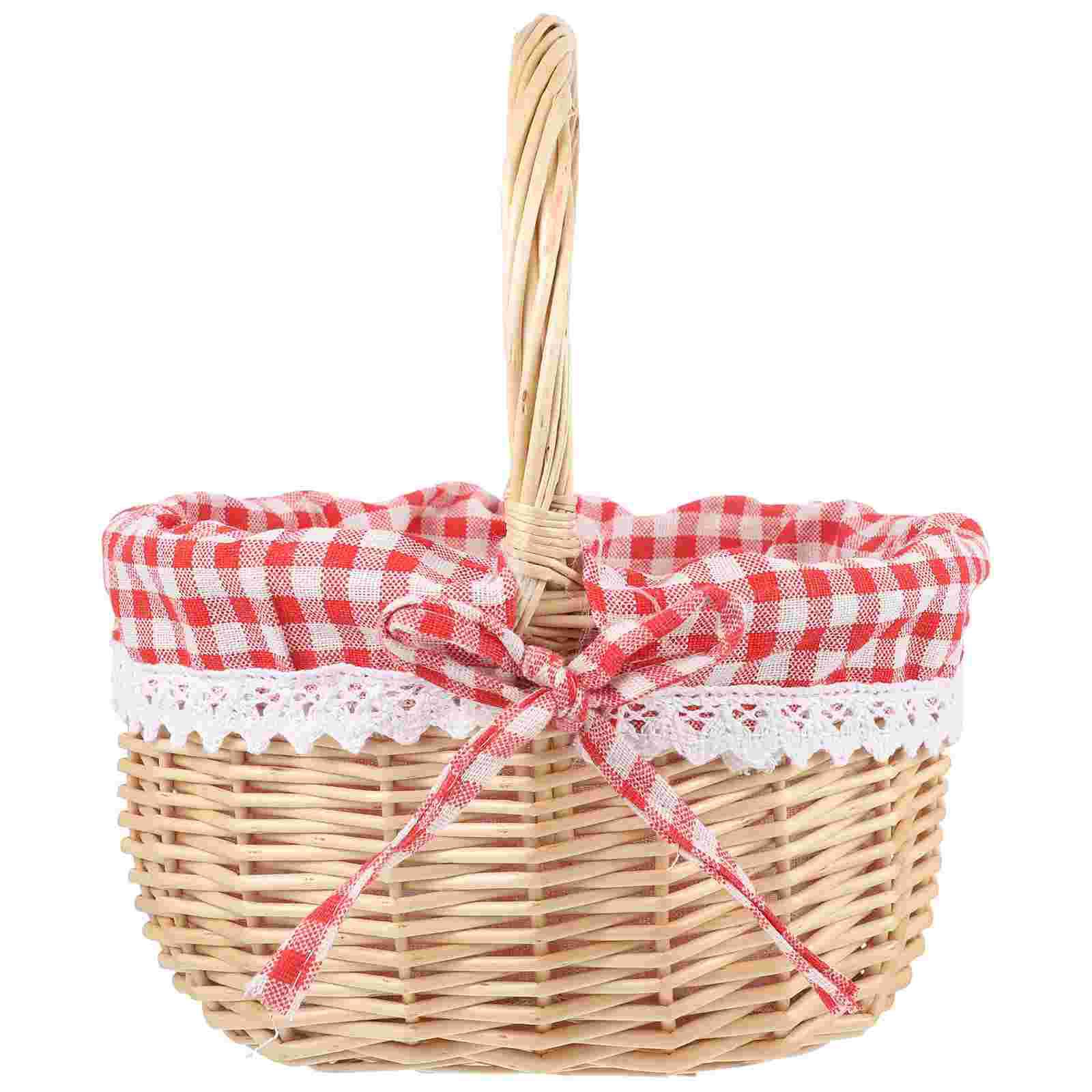 Basket Bag Wicker - Zerodeko Little Red Riding Hood Basket