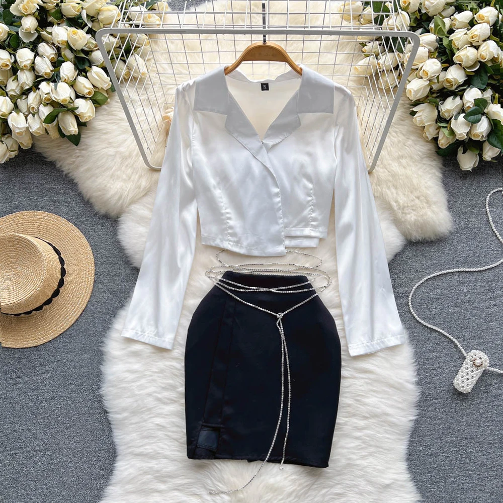 Women Bags Office - Fashion 2 Pieces SET Outfits Elegant
