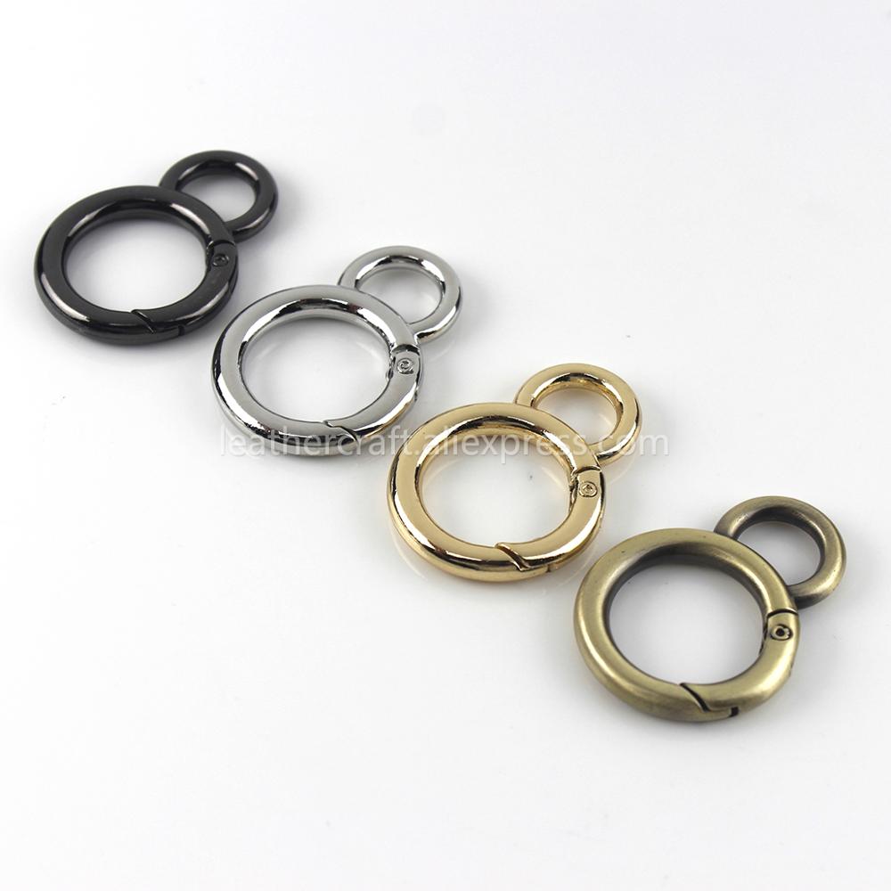 Metal Double Circle Snap Hook  - Circle Round Bag review and price
