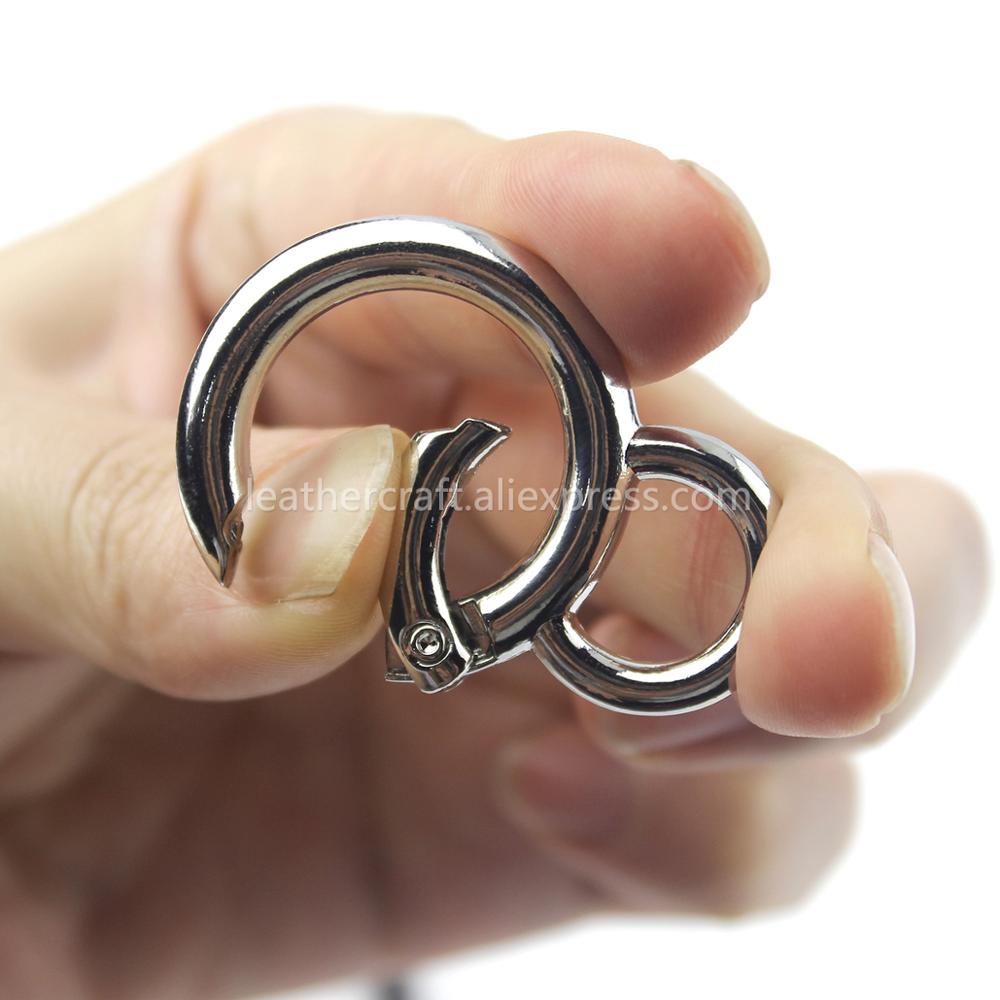 Metal Double Circle Snap Hook  - Circle Round Bag review and price