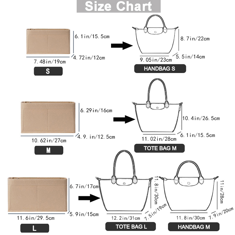 EverToner Women Felt Insert Ba - Women'S Bags Longchamp review and price