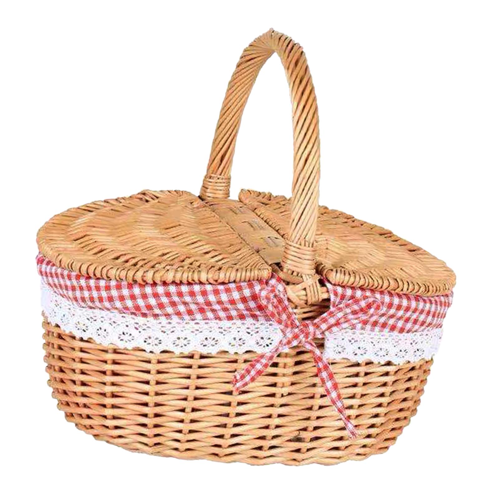 Handwoven Wicker Picnic Basket - Basket Bag Wicker review and price