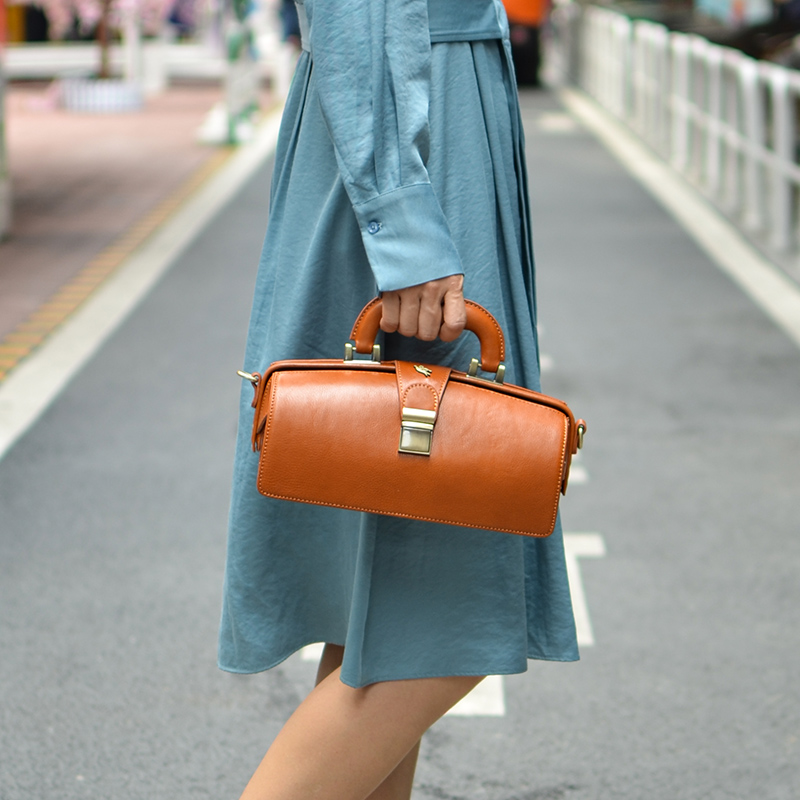 Leather women bag handmade doc - Doctor Bag Leather review and price