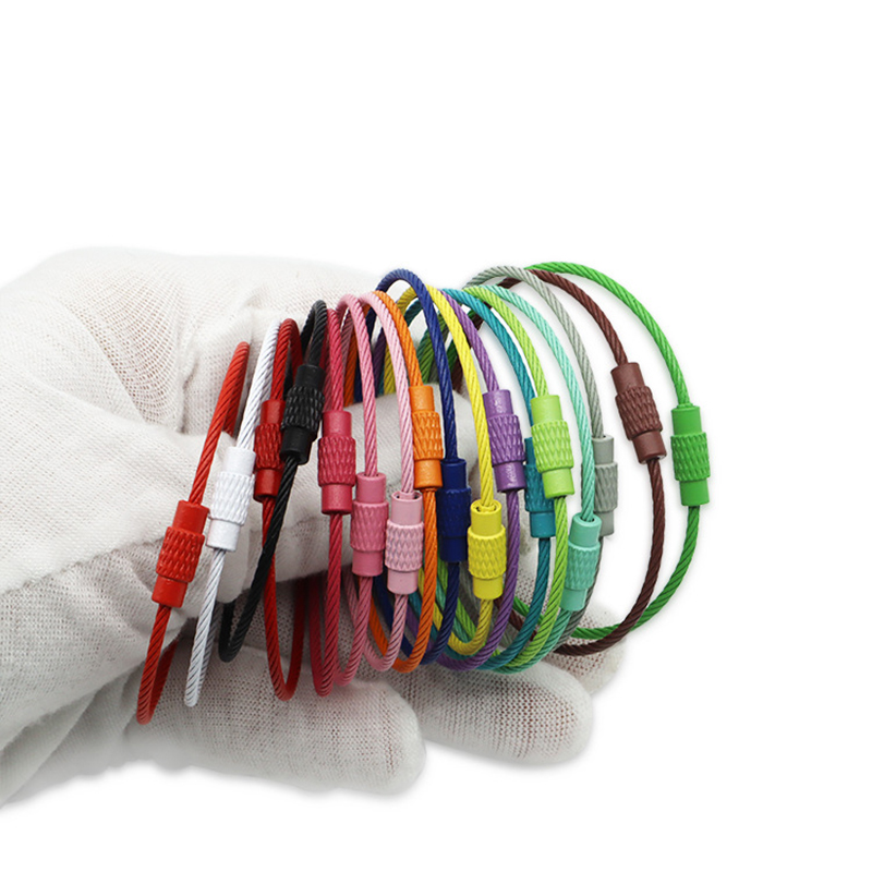 10pcs Stainless Steel Wire Key - Circle Round Bag review and price