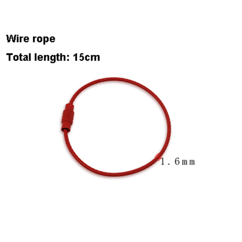 10pcs Stainless Steel Wire Key - Circle Round Bag review and price