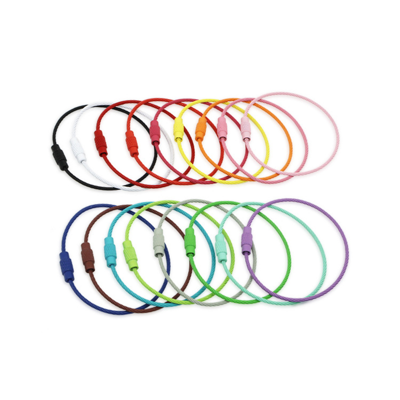10pcs Stainless Steel Wire Key - Circle Round Bag review and price