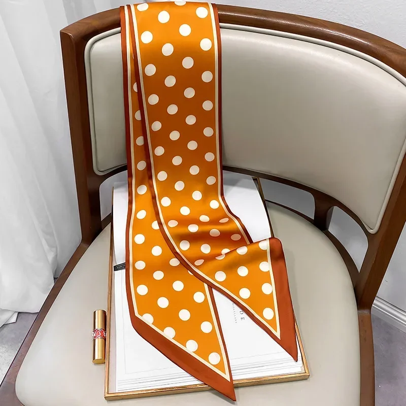 Design Print Skinny Scarf Plai - Women Bags Branded review and price