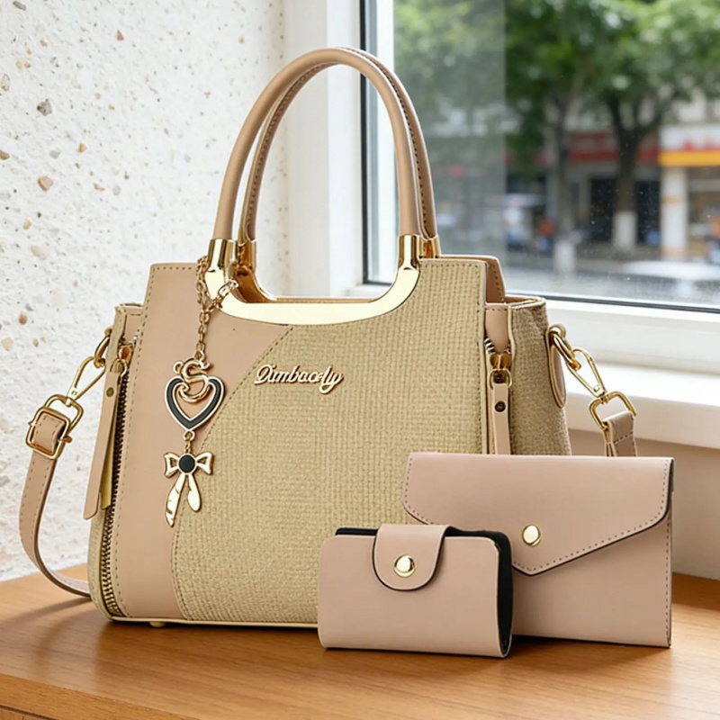 Elegant Women's Handbag Set, M - Women Bags Leather review and price