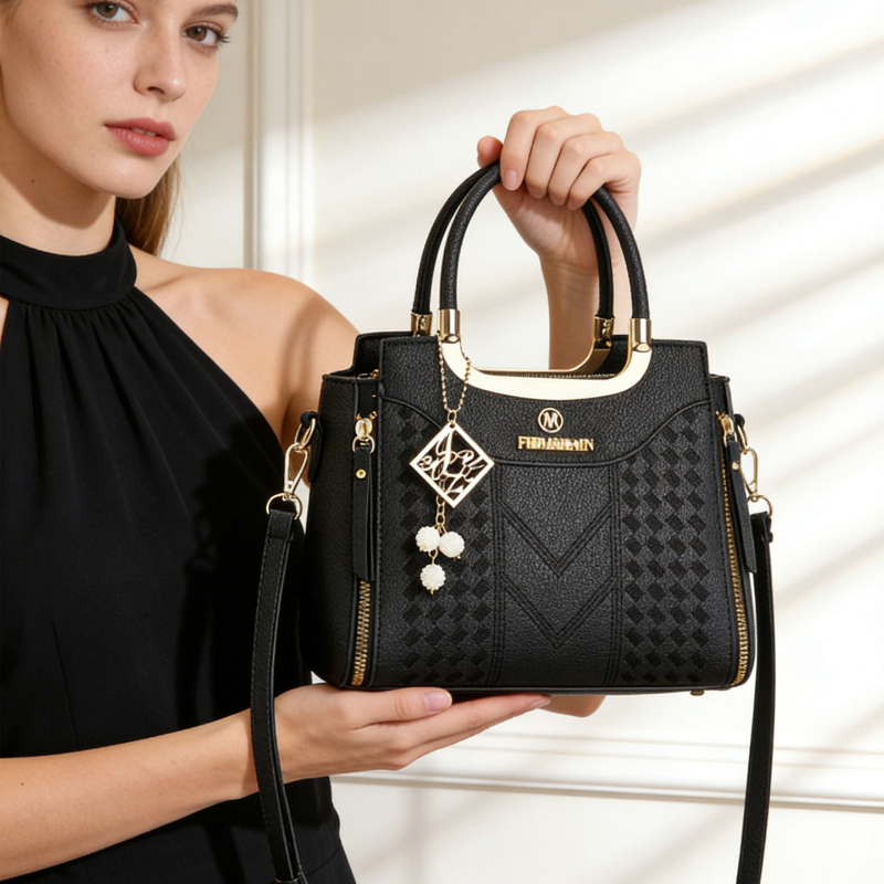 3-piece handbag set made of ly - Women Bags Leather review and price