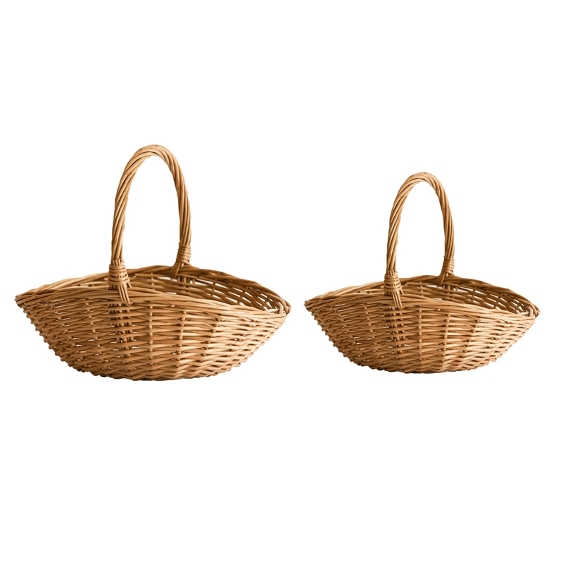Wicker Storage Basket With Han - Basket Bag Wicker review and price