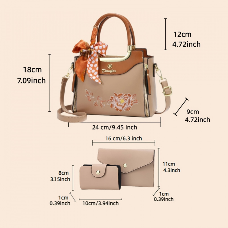 High-quality embroidered handb - Women Bags Office review and price