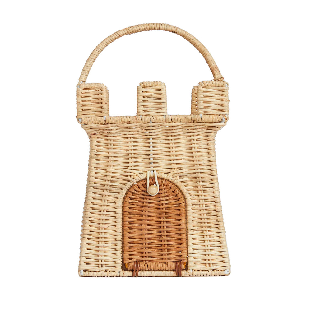Handmade Castle Design Rattan  - Basket Bag Wicker review and price