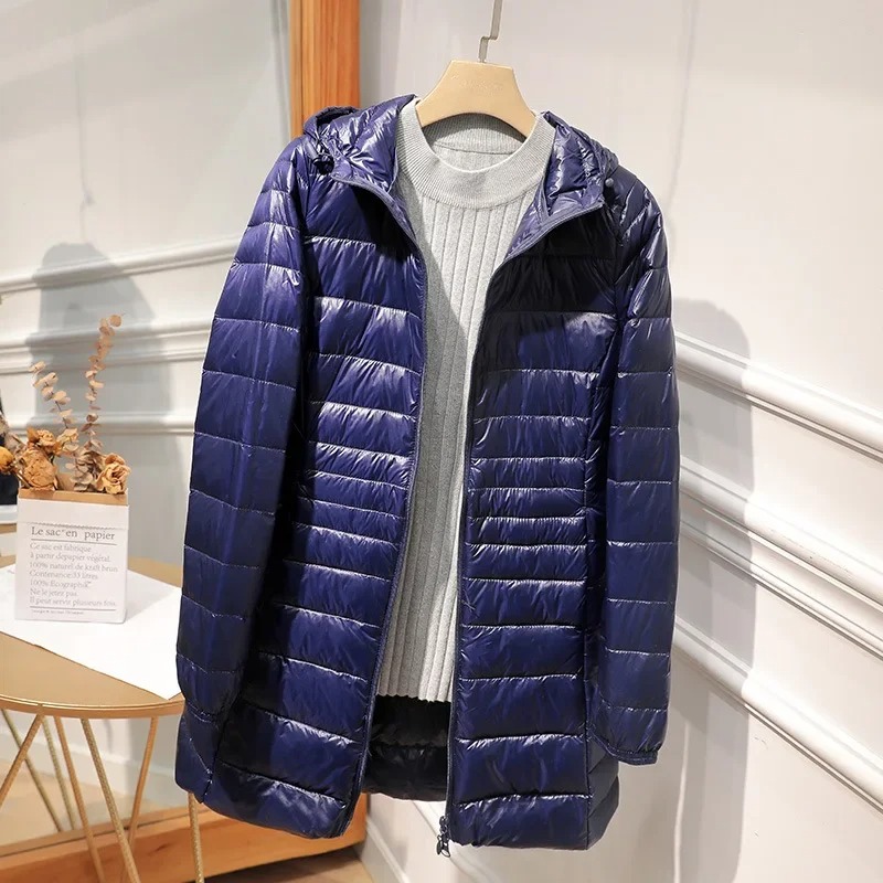 Female Long Down Jacket Light  - Women Bags Office review and price