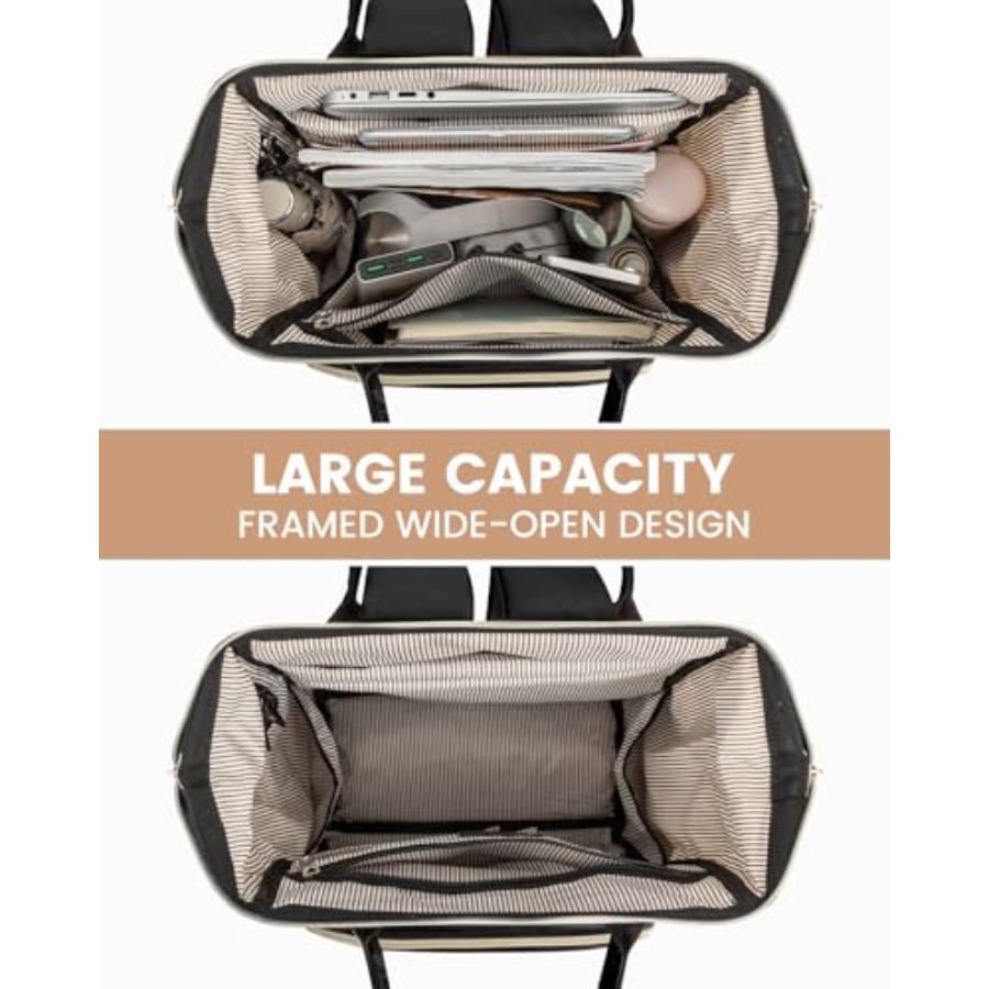 Laptop Backpack for Women, Fas - Women Bags Leather review and price