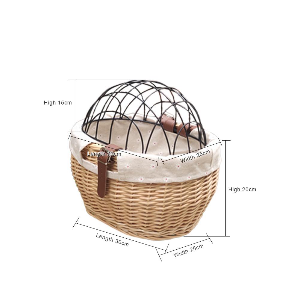 Pet Carrier Front Basket Wicke - Basket Bag Wicker review and price