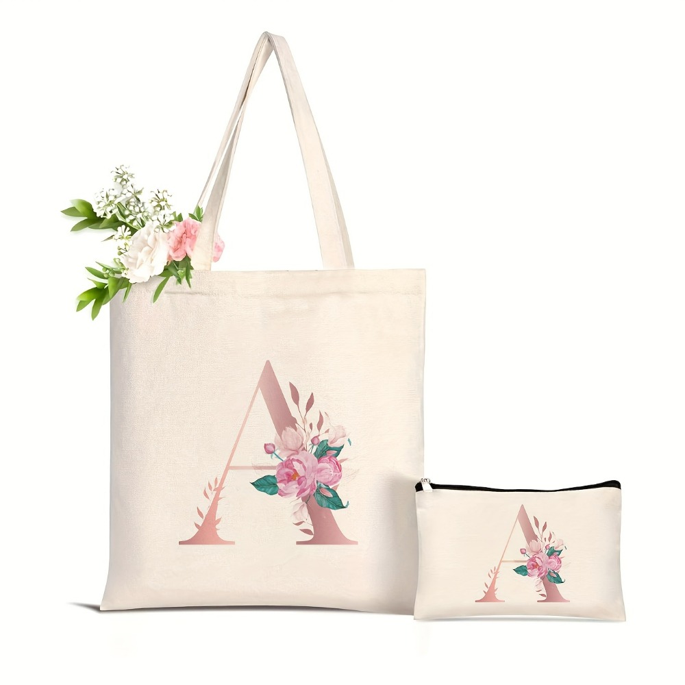 1pc Floral Love Letter Print T - Women'S Tote Bags Designer review and price