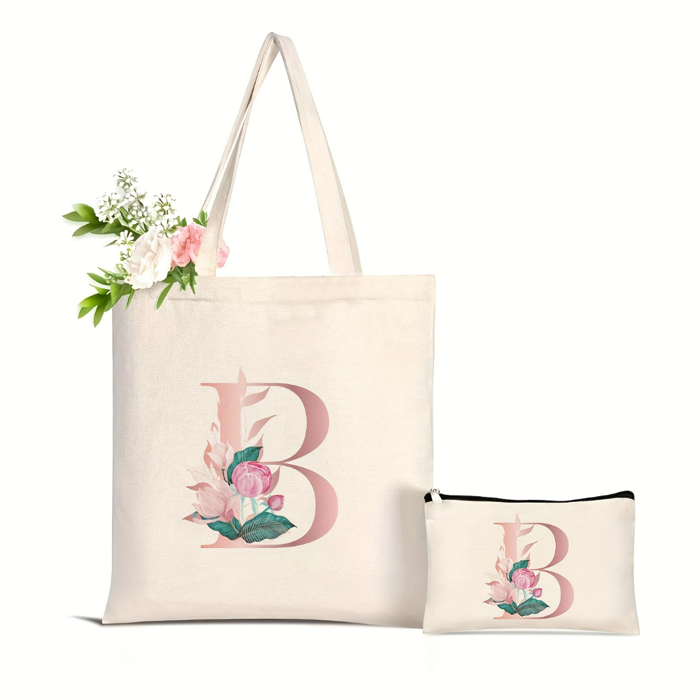 1pc Floral Love Letter Print T - Women'S Tote Bags Designer review and price