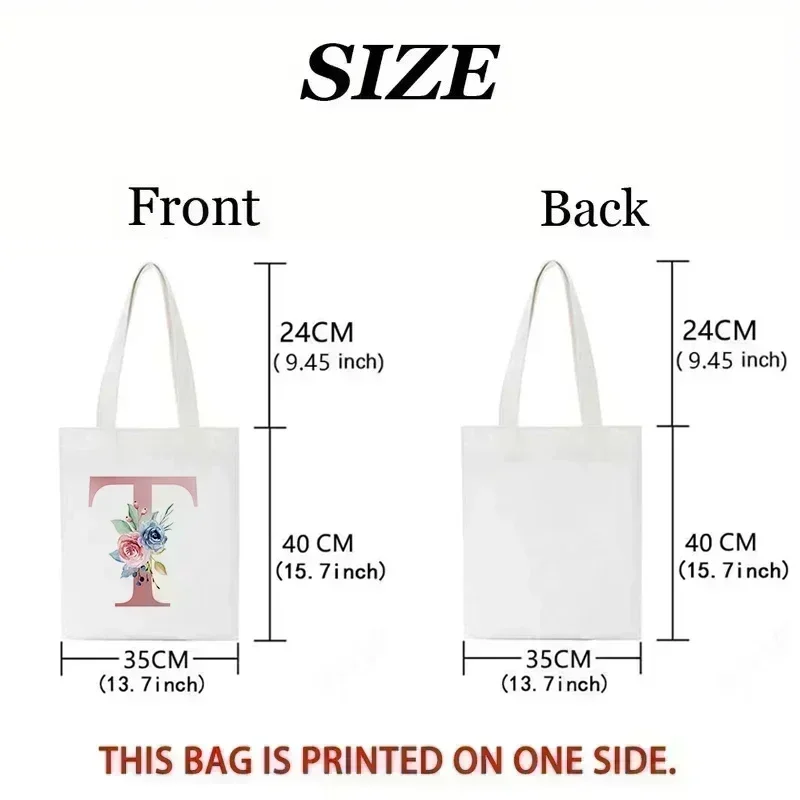 1pc Floral Love Letter Print T - Women'S Tote Bags Designer review and price