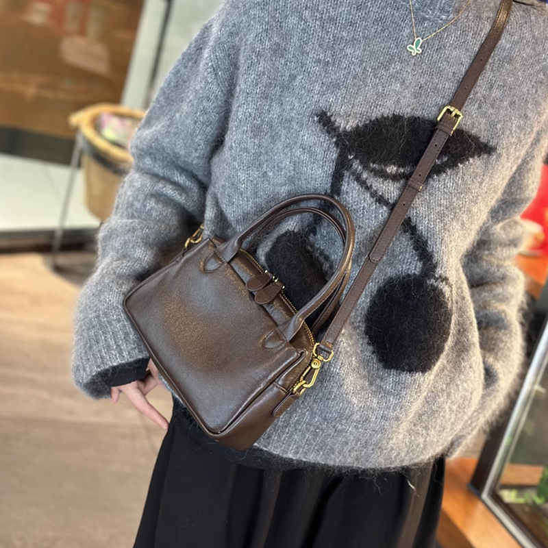 Women Natural Cow Leather Hand - Doctor Bag Leather review and price