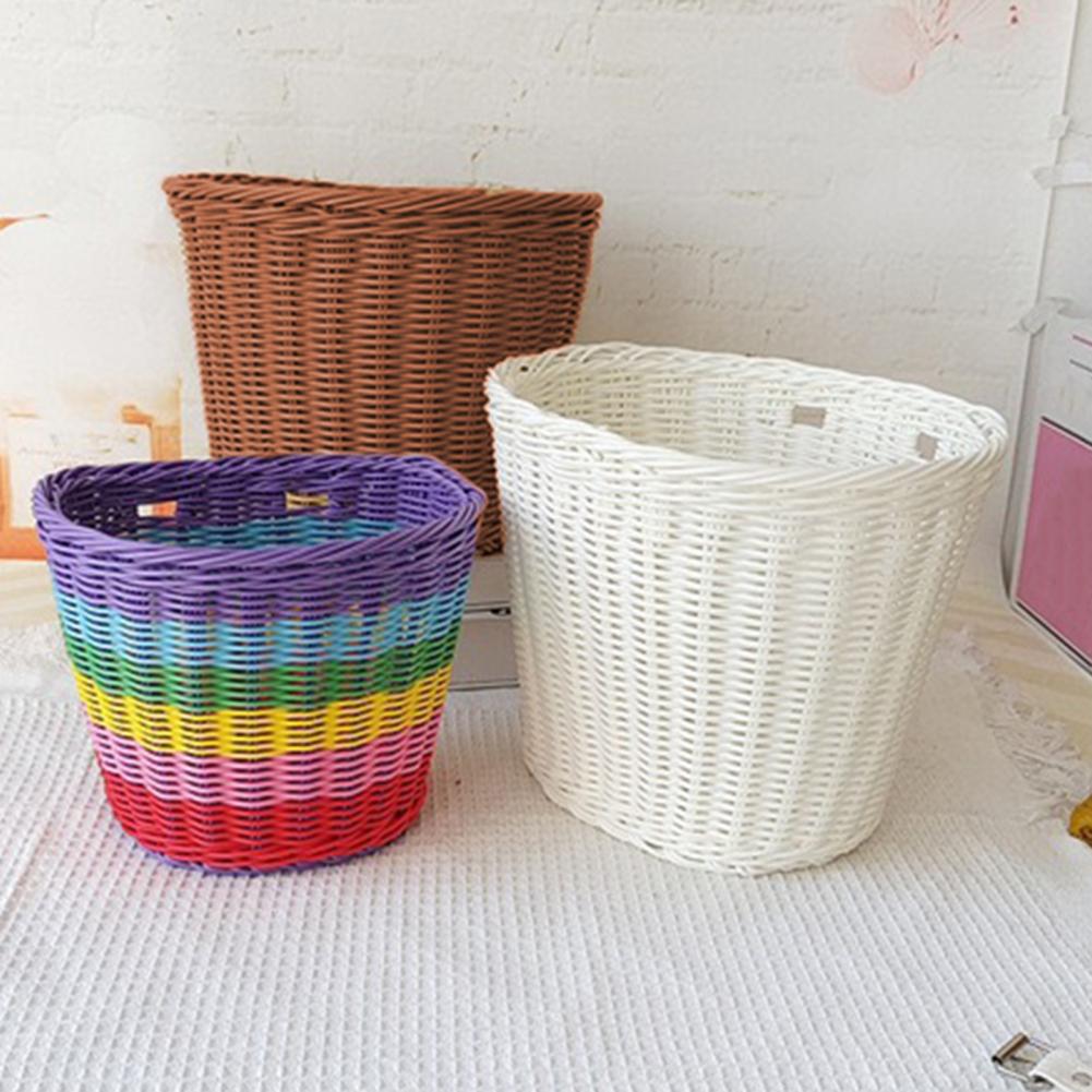 Bicycle Basket Rattan Woven Bi - Basket Bag Wicker review and price
